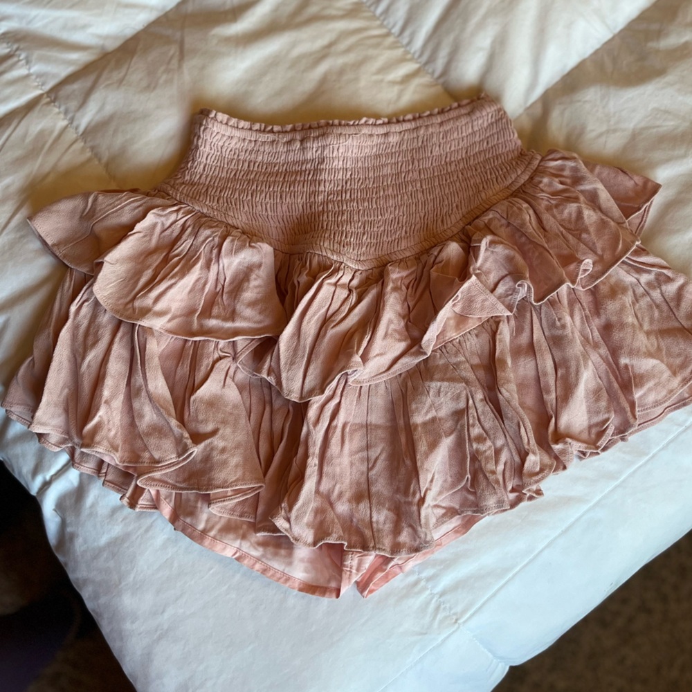 Pink Dusty Rose Ruffle Skirt ~ Rock N Rags - Picture 13 of 15